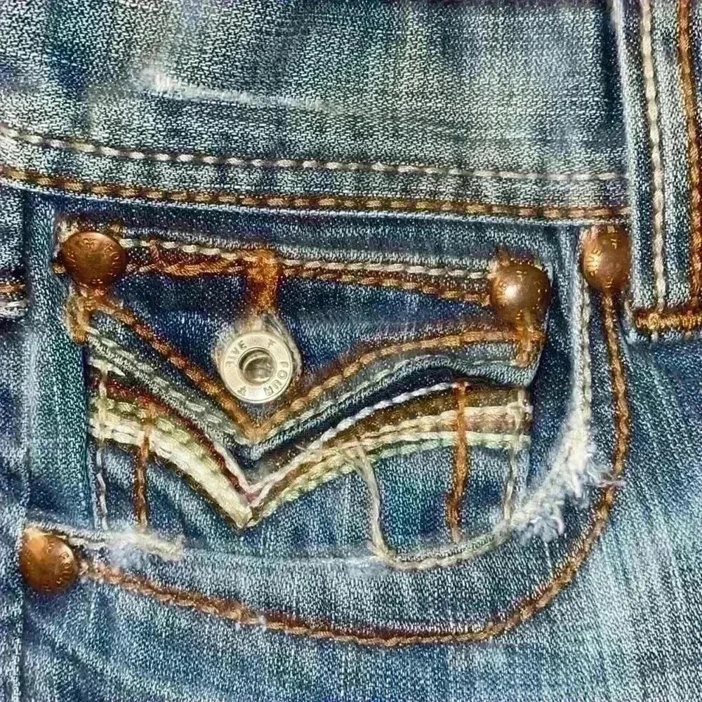 Five Four Men's Relaxed Jeans - Blue - Picture 3 of 10